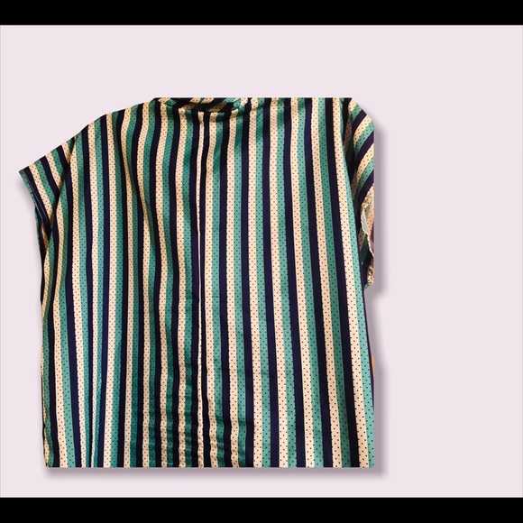 Vintage Striped Bow tie blouse - Picture 5 of 5